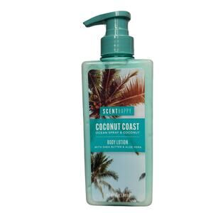 Scent Happy Coconut Coast Ocean Spray & Coconut Body Lotion 13 oz New Bottle